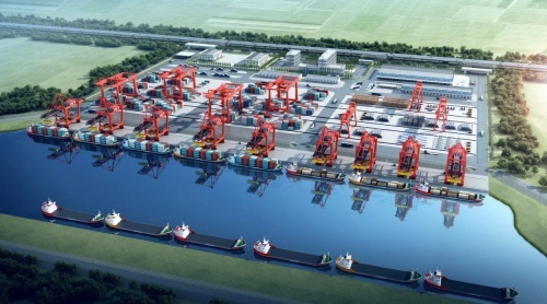 中建筑港 筑港兴水，助力山东编织通江达海内河水运新篇章